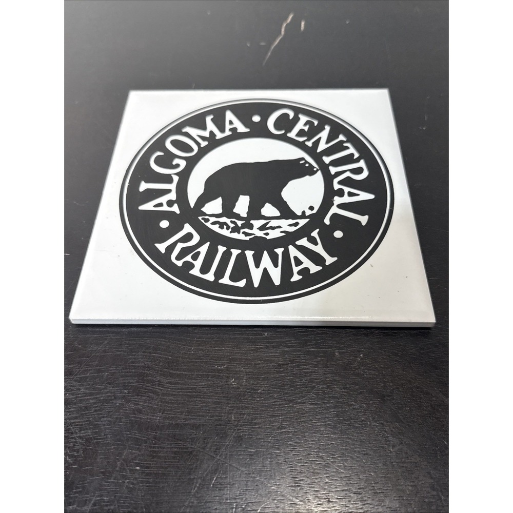 Algoma‎ Central Railway Wall Tile Trivet 6"x 6"
